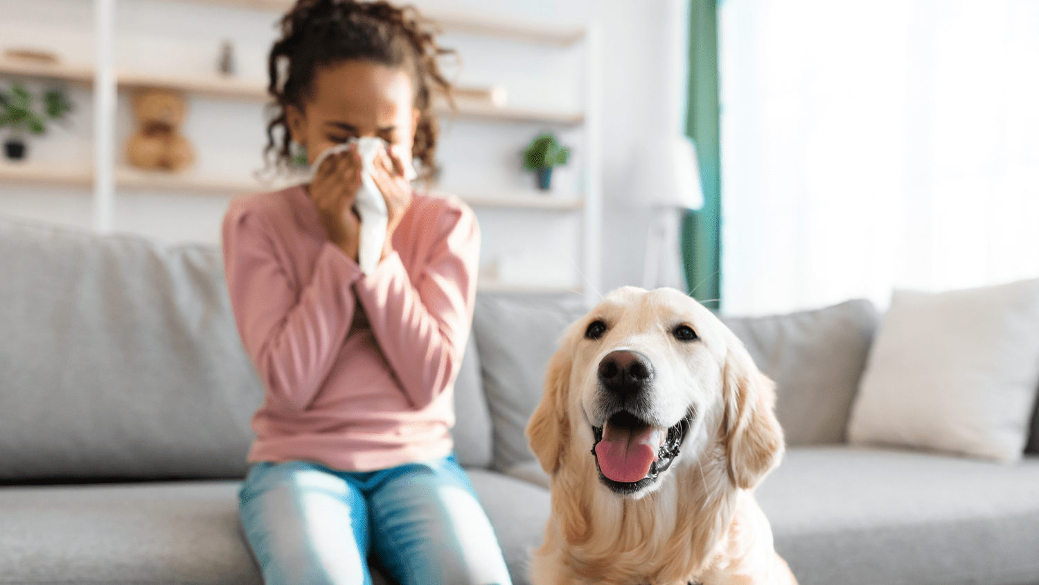 Kid and Dog struggling with allergies during the spring - Homeopathy for Allergies - Core Healing Path