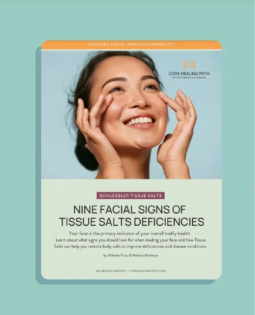 Nine Facial Signs of Tissue Salts Deficiencies guide