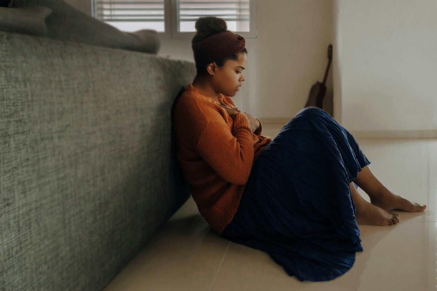 Woman struggling with Anticipatory Anxiety